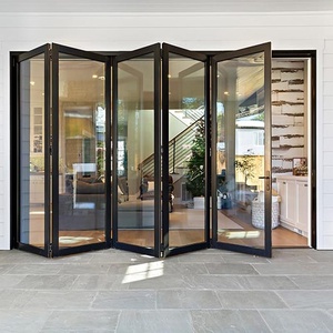 YY Florida Approval American Villa Exterior Apartment Front Doors Design With Glass Entrance Door for House Doors