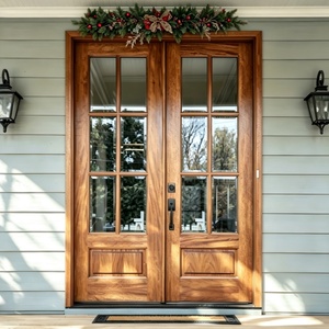 Aluminum Solid Wood Soundproof Hinged Door