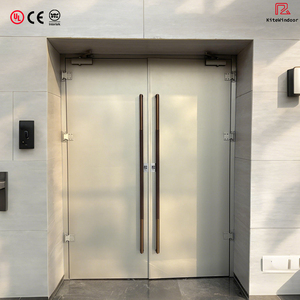 Certificated Steel Fireproof Door 2 Hours Fire Resistant Emergency Escape Security Door Lock Hardware Exterior Villa Modern