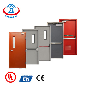 Emergency Exit 3 Hours Panic Bar Fire Rated Steel Doors