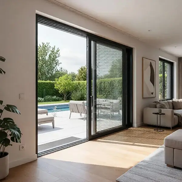 Poolside Architectural Sliding Glass Doors
