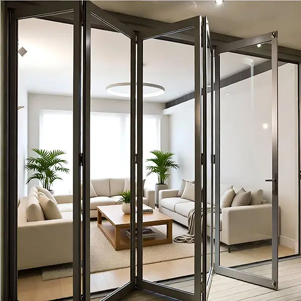 Living Room Villa Interior Bifold Doors