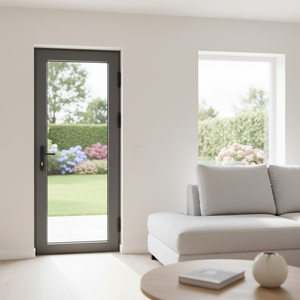 RG60C Ruiguan Modern Design Aluminum Alloy Door Thermal Insulation Side Opening Finished Surface 2 Years Home Entry