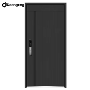Smart Anti-Theft Metal Door For Villa with Biometric Fingerprint Lock And WiFi Remote Monitoring For Modern Security
