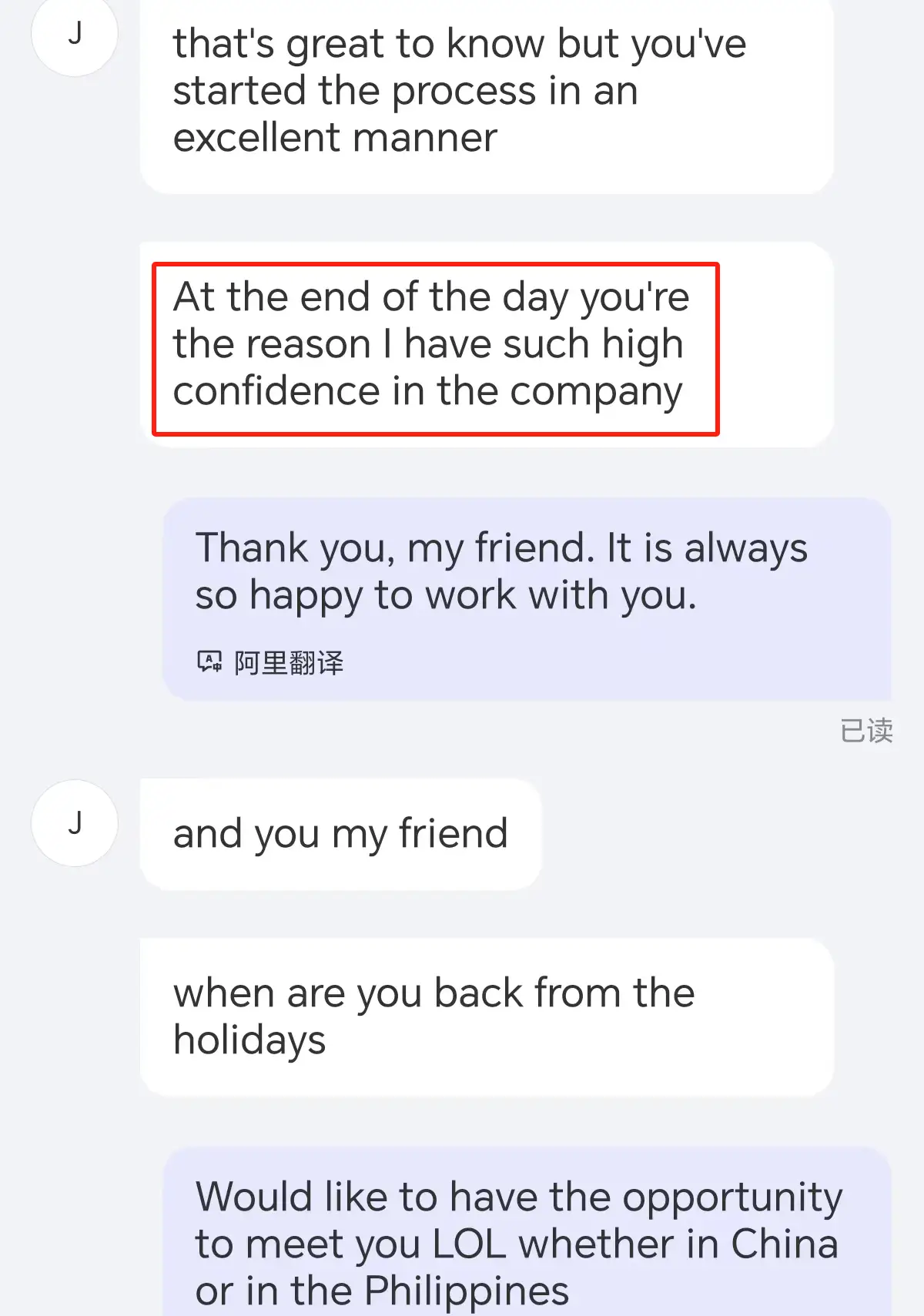 Customer feedback on window installation