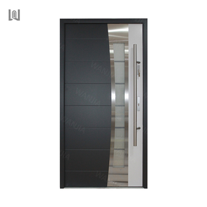 WANJIA Fast Delivery Exterior Aluminum Door Metal Entry Security Door