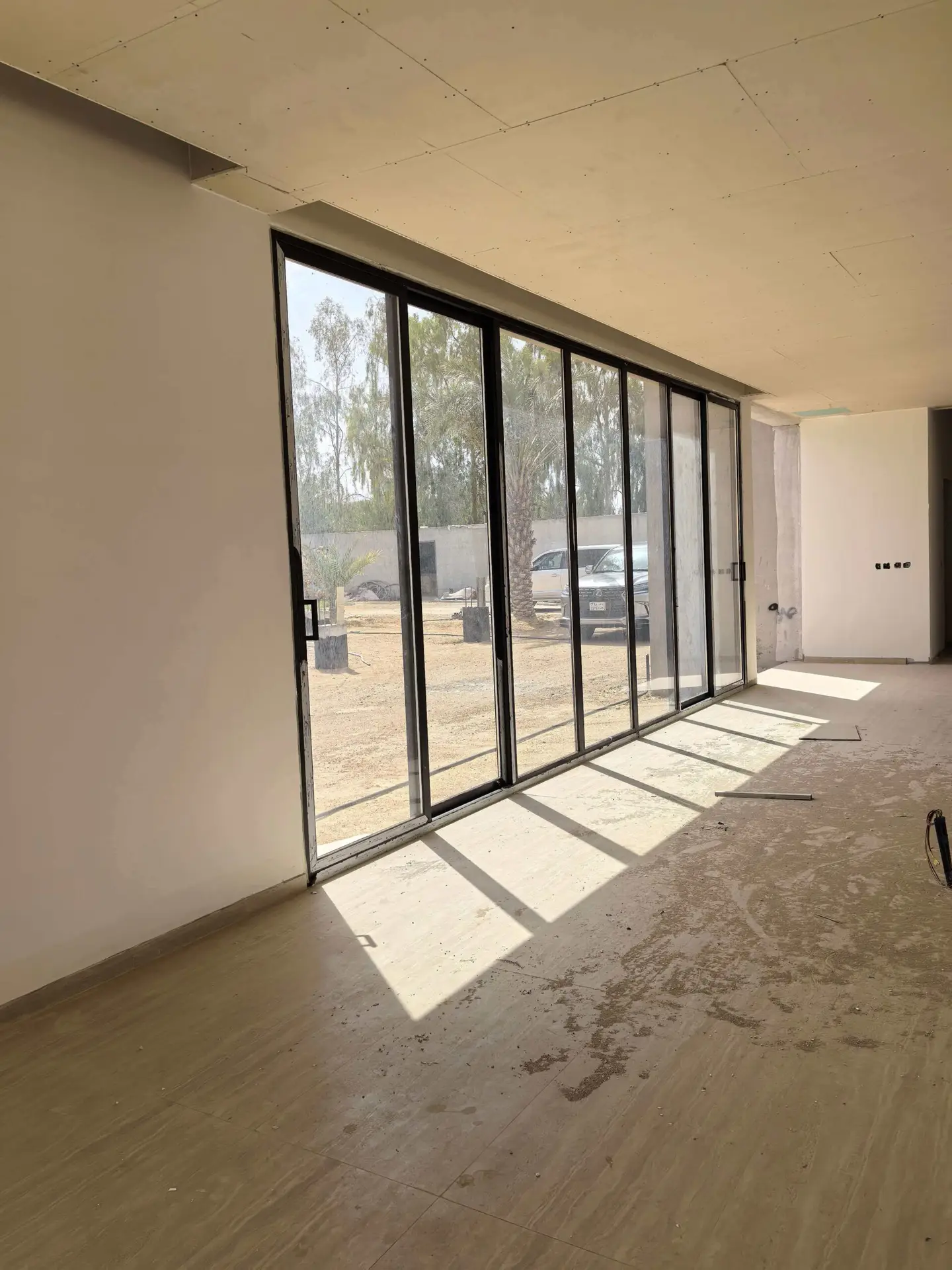 Luxury villa project with aluminum windows and doors