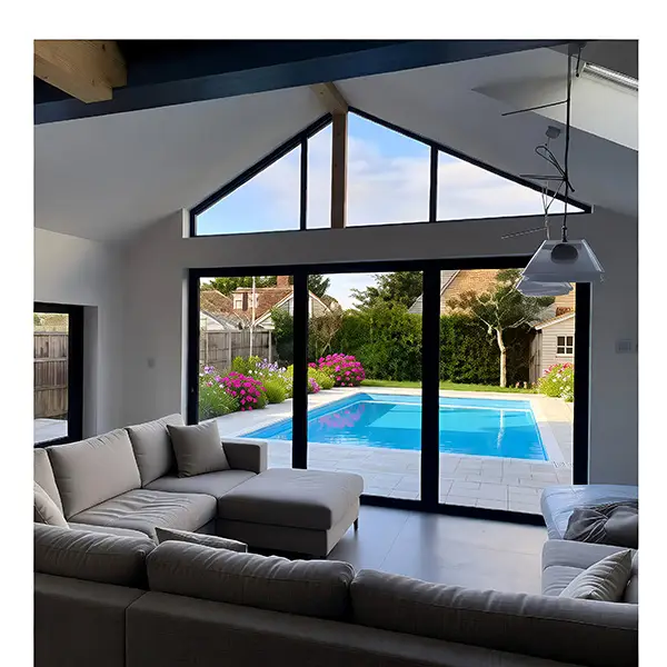 Living Room Patio Glass Sliding Doors
