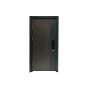 Exterior Residential Modern Aluminum Security Doors Hurricane Impact Heat Insulated
