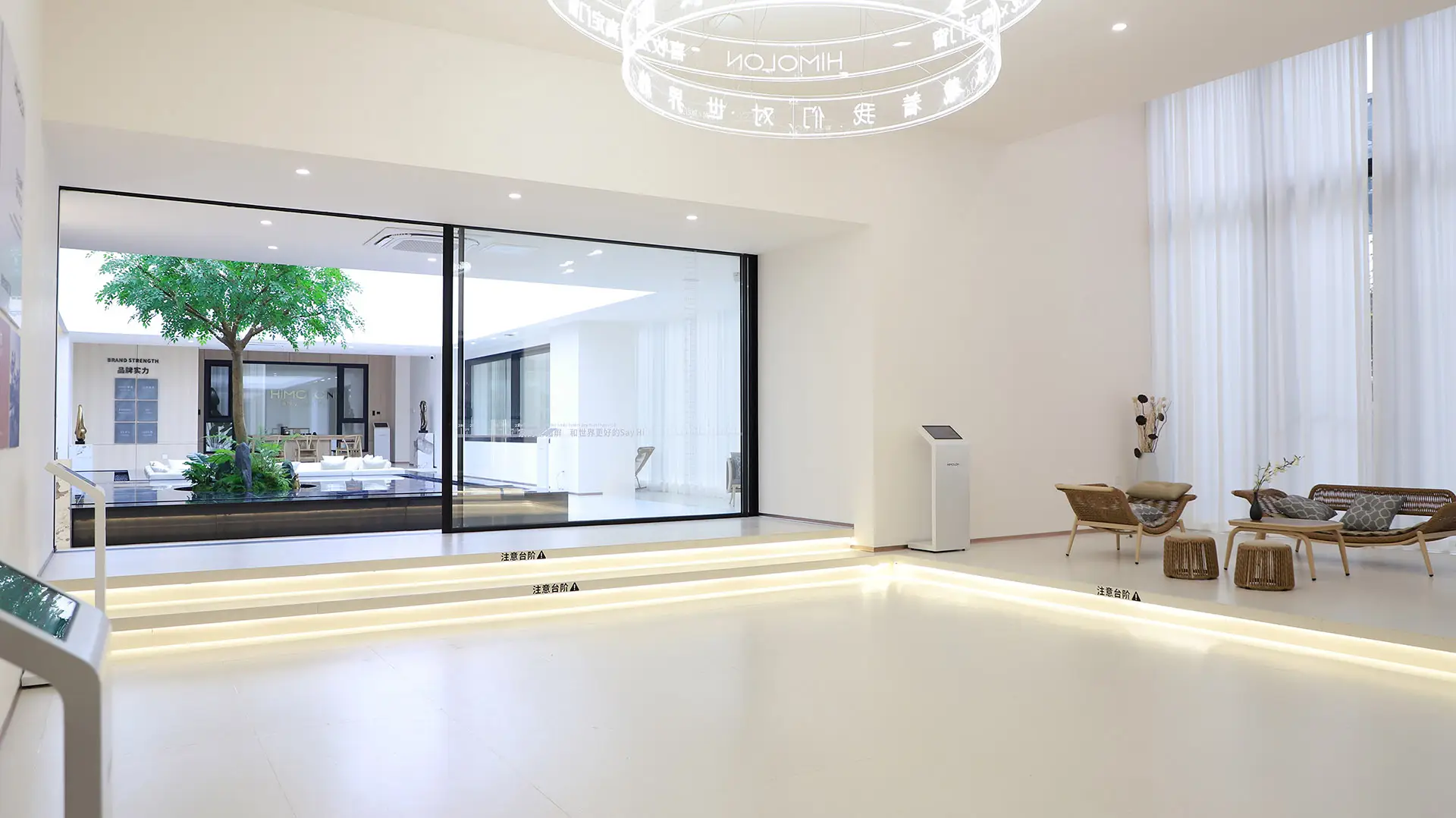 Showroom sliding door samples